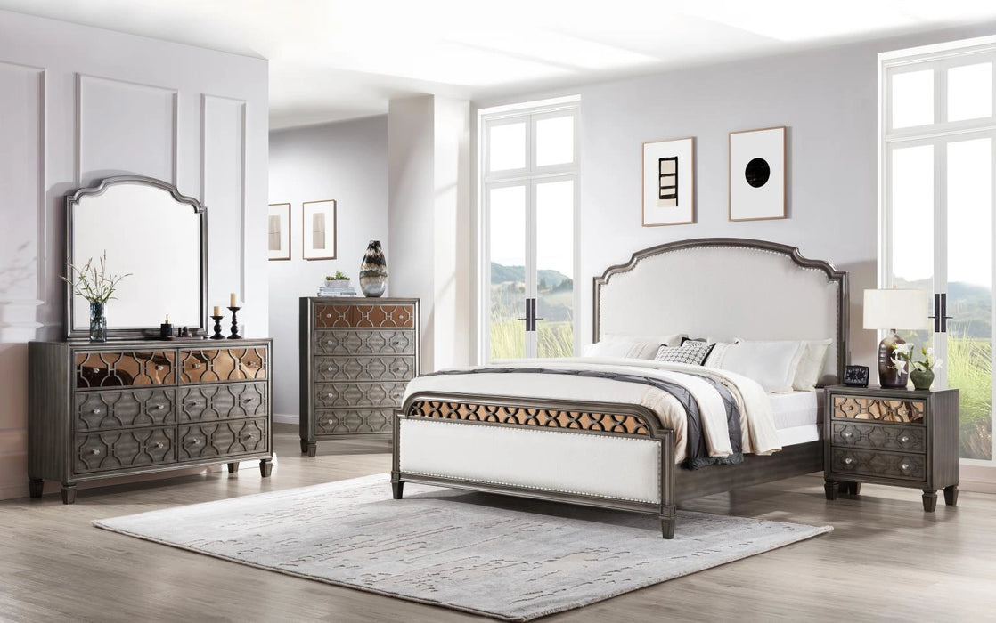 King Bed Frame - Dresser - Mirror - Chest - Nightstand
