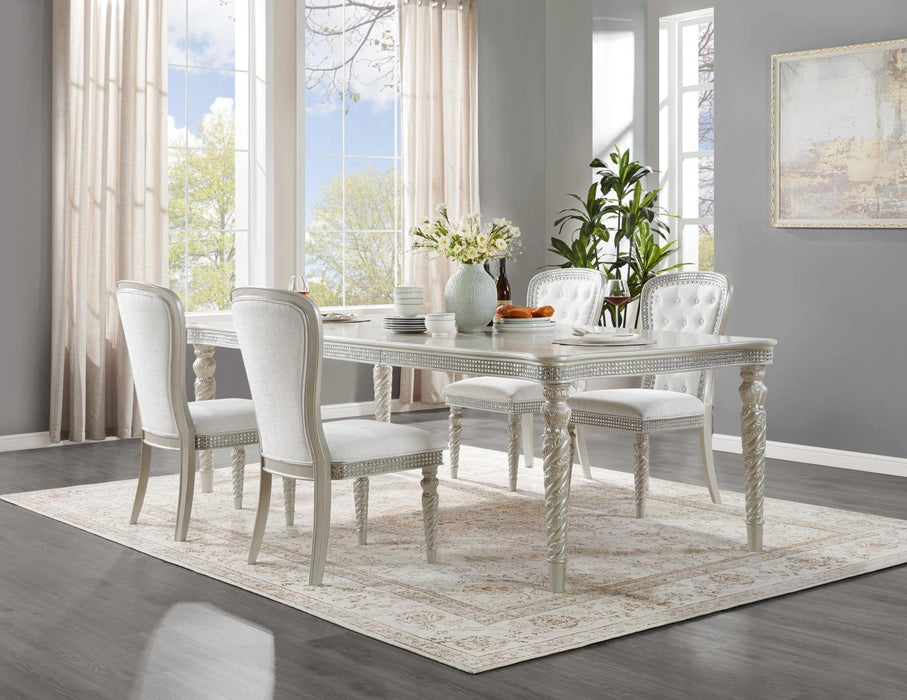 Silver Dining Table