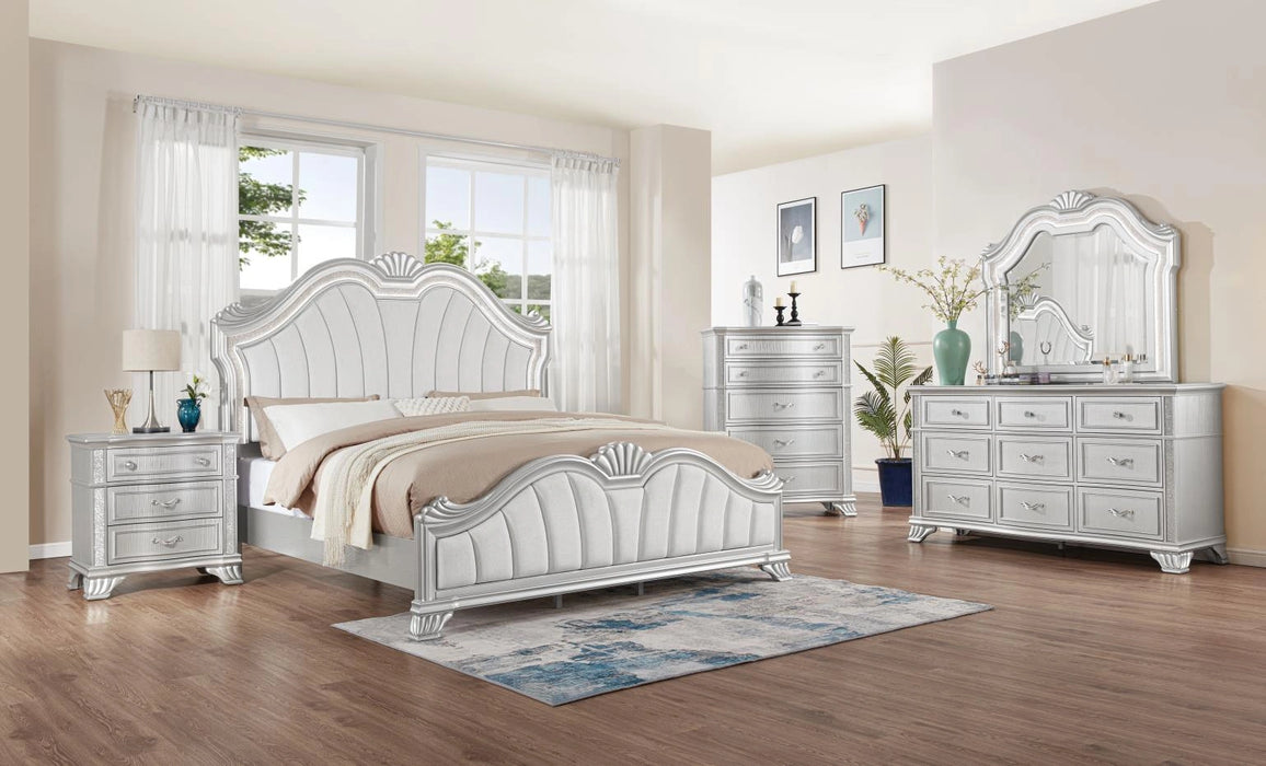 Silver Nightstand