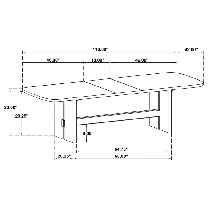Kailani Extension Dining Table - Furniture Citi (Multi Location - MI)