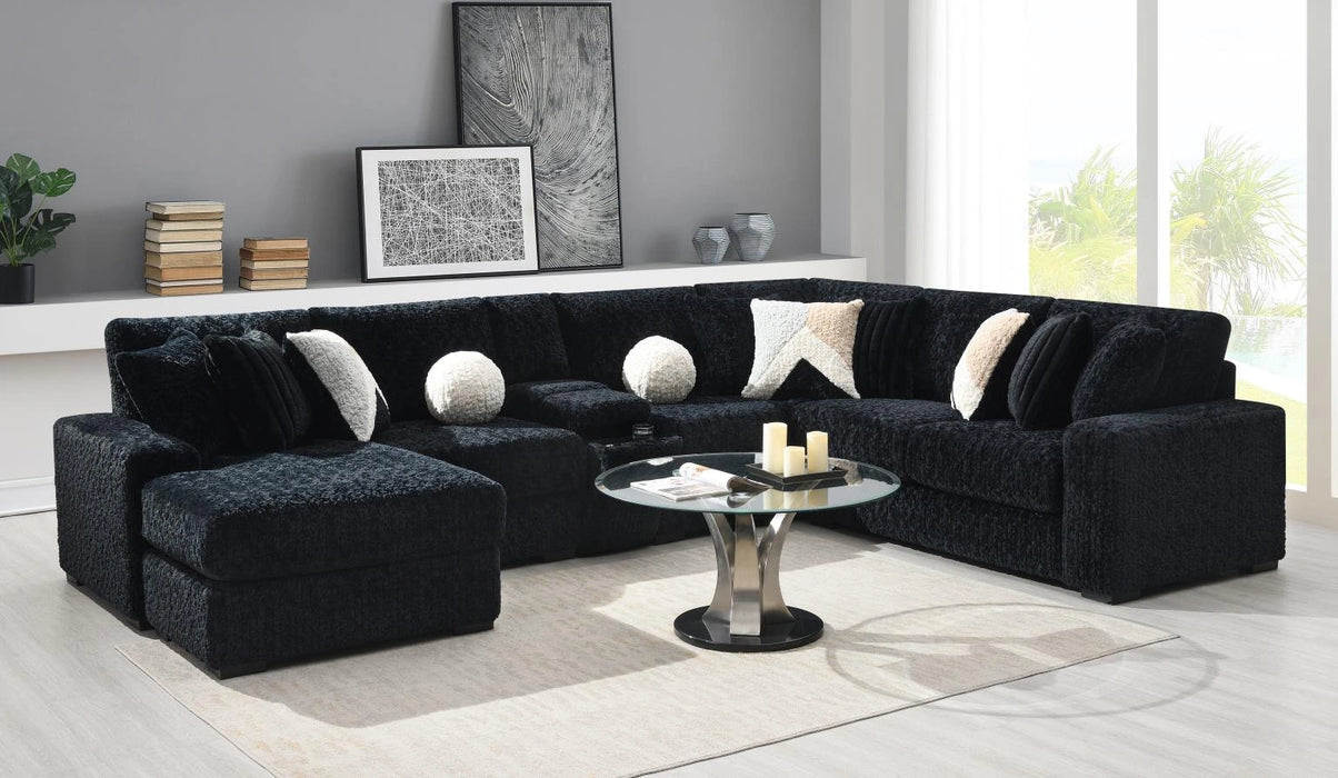 Black Corduroy Console