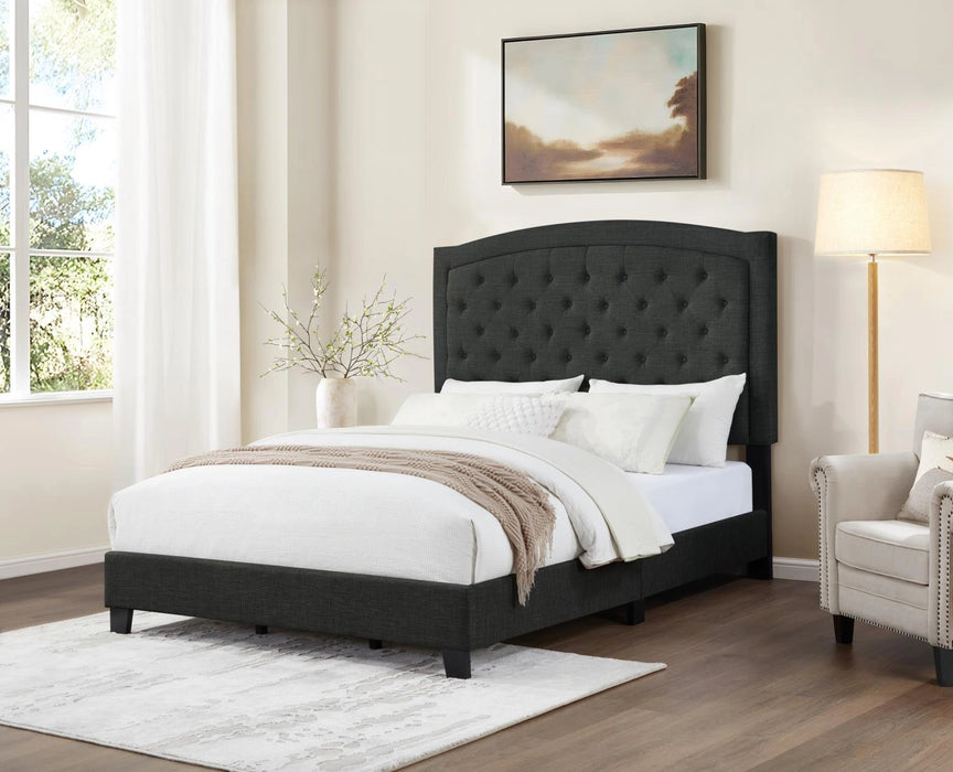 Charcoal Gray Twin Bed
