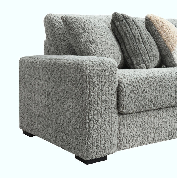 Gray Corduroy Console