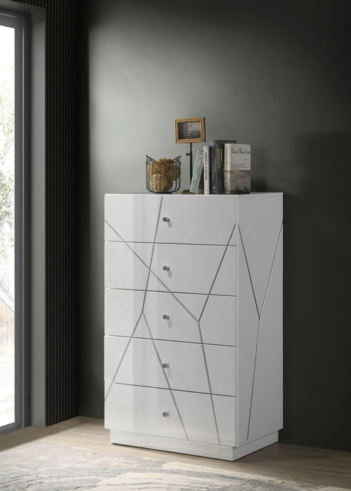 King Bed Frame - Dresser - Mirror - Chest - Nightstand
