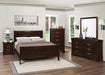 Louis Philippe 4 & 5 Piece Panel Bedroom Set with High Headboard E.king & Full - Furniture Citi (Multi Location - MI)