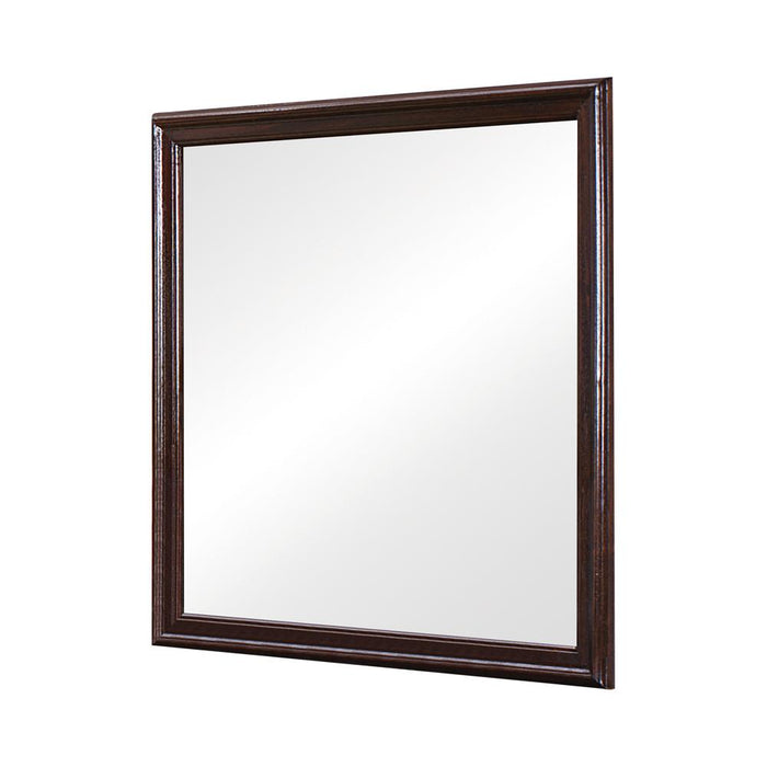 Louis Philippe Square Dresser Mirror Cappuccino image