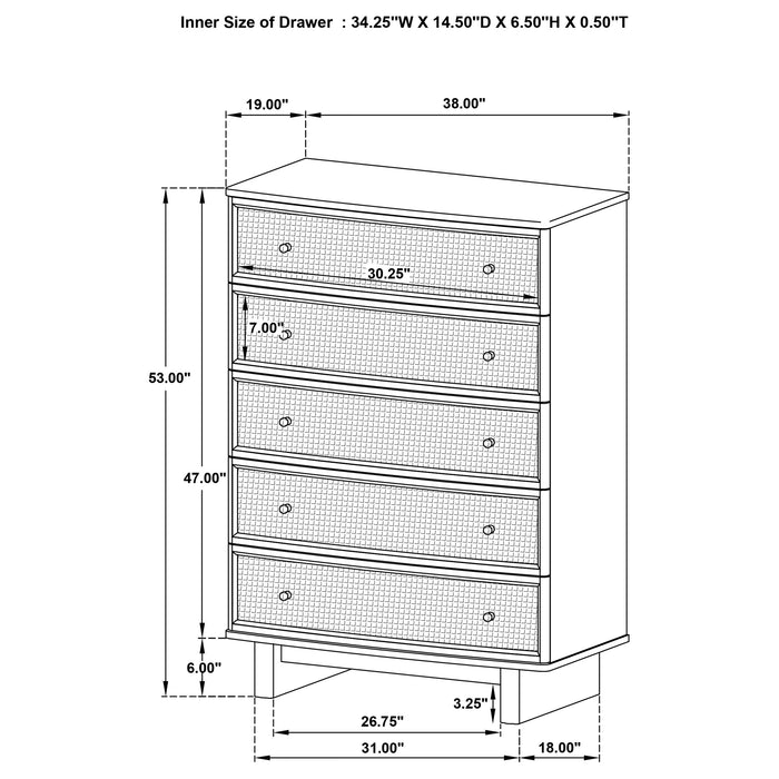 Kailani Chest of Drawers - Furniture Citi (Multi Location - MI)