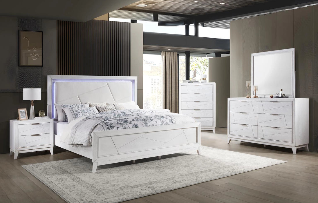 Queen Bed Frame - Dresser - Mirror - Chest - Nightstand