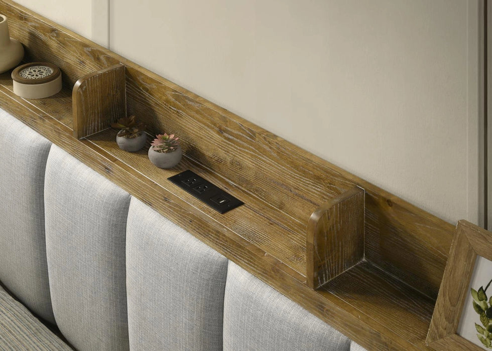 Light Aspen Oak Mirror