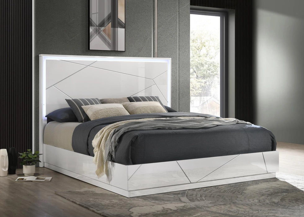 Queen Bed Frame - Dresser - Mirror - Chest - Nightstand