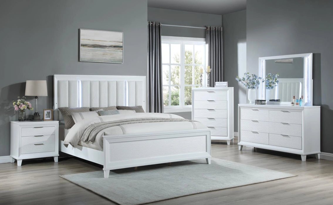 Queen Bed Frame - Dresser - Mirror - Chest - Nightstand