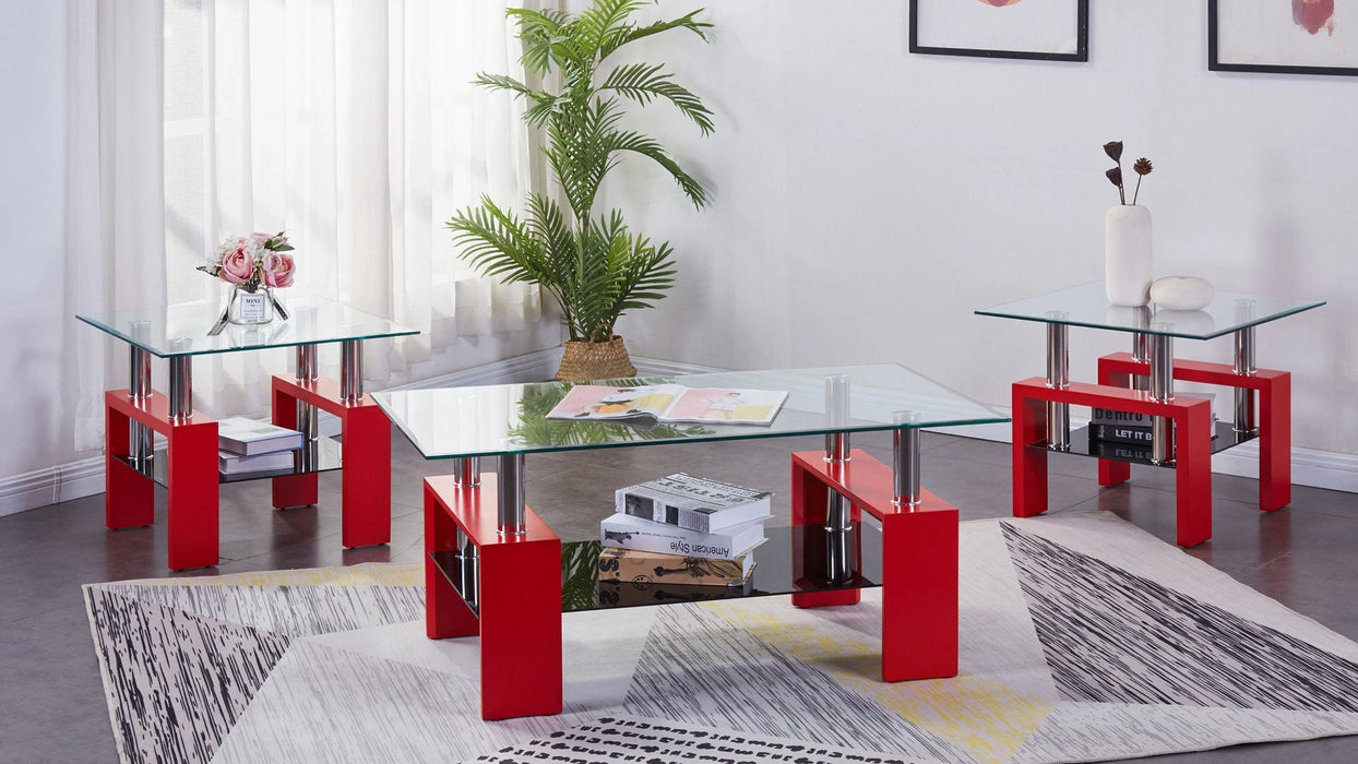 Audrey COFFEE TABLE - T309C-RD