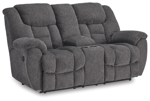 Foreside Reclining Loveseat with Console - Furniture Citi (Multi Location - MI)