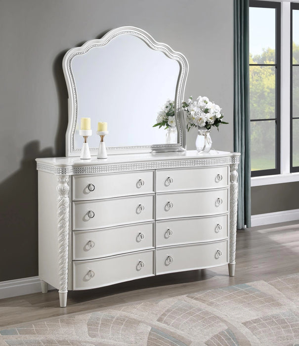 King Bed Frame - Dresser - Mirror - Chest - Nightstand