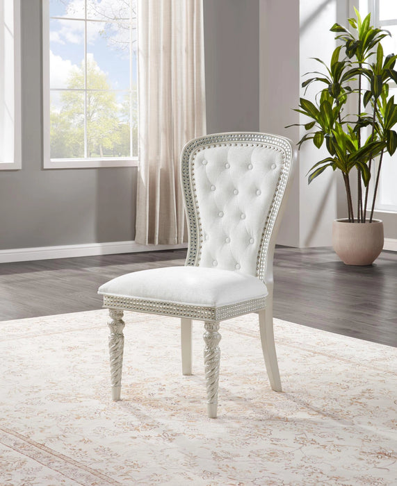Silver Side Chair