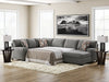 Clarington Sleeper Sectional with Chaise - Furniture Citi (Multi Location - MI)