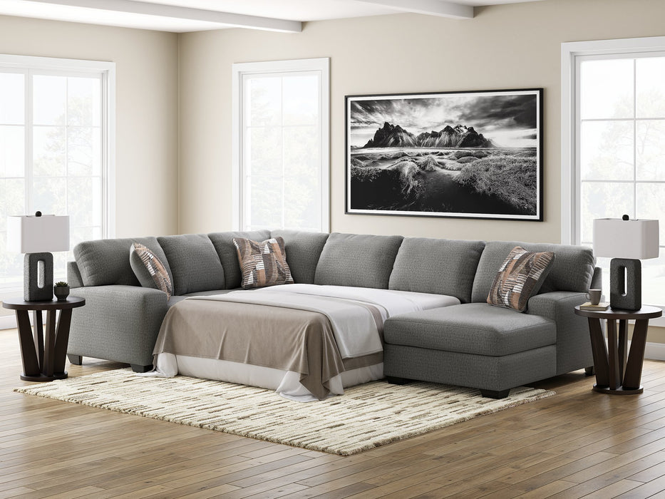 Clarington Sleeper Sectional with Chaise - Furniture Citi (Multi Location - MI)