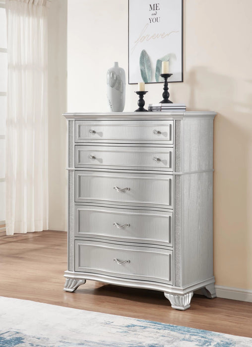 Queen Bed Frame - Dresser - Mirror - Chest - Nightstand