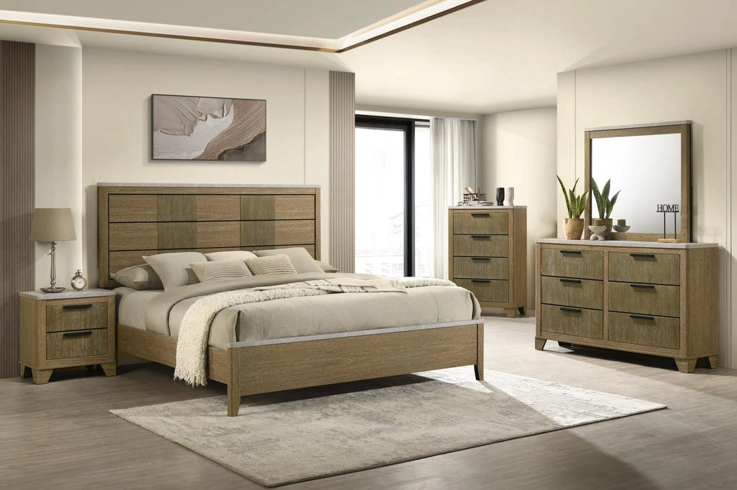 King Bed - Dresser - Mirror