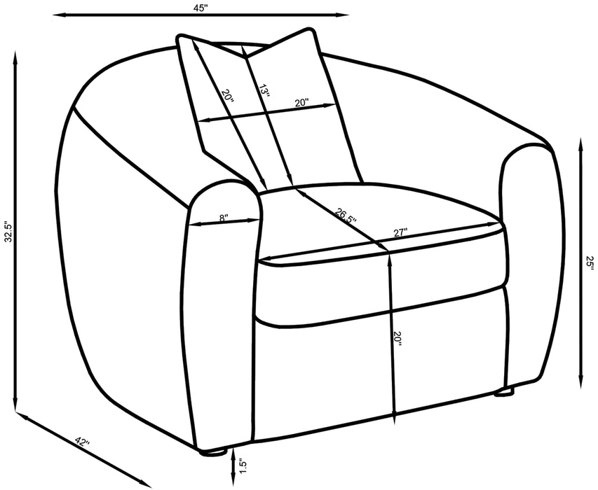 Isabella Stationary 3 Pc Sets - Furniture Citi (Multi Location - MI)