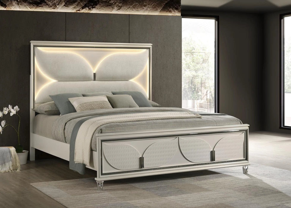 Mysterious Gold King Bed