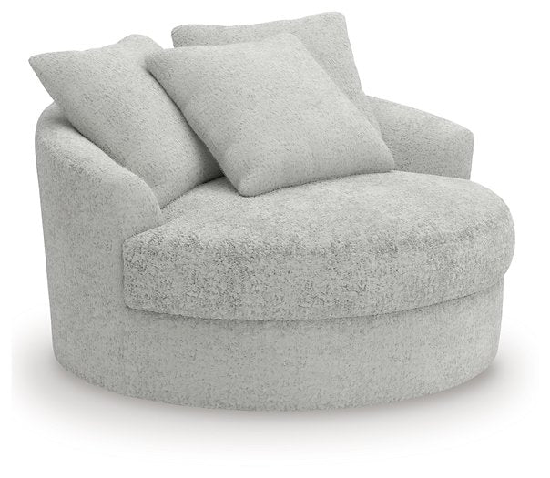 Cuddle Plush Oversized Swivel Accent Chair
