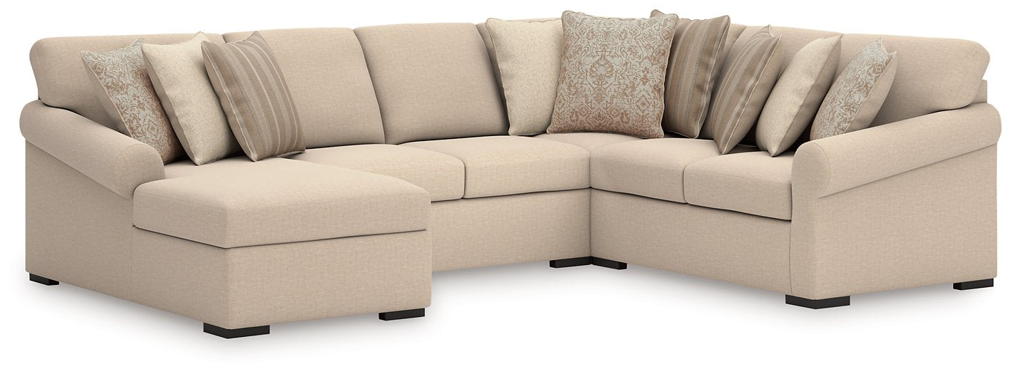 LadyMae Sectional with Chaise - Furniture Citi (Multi Location - MI)