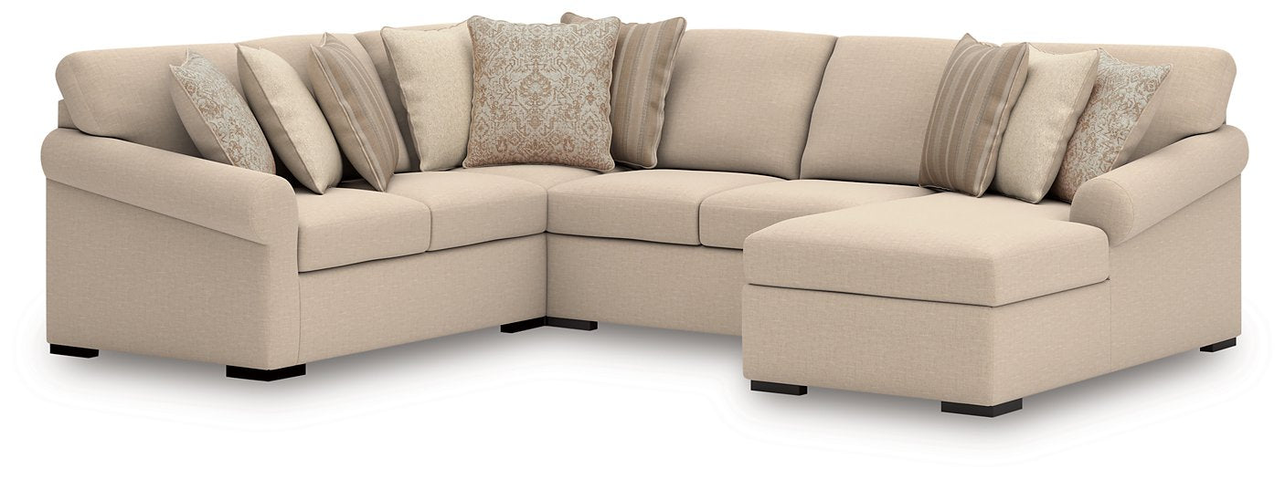 LadyMae Sectional with Chaise - Furniture Citi (Multi Location - MI)