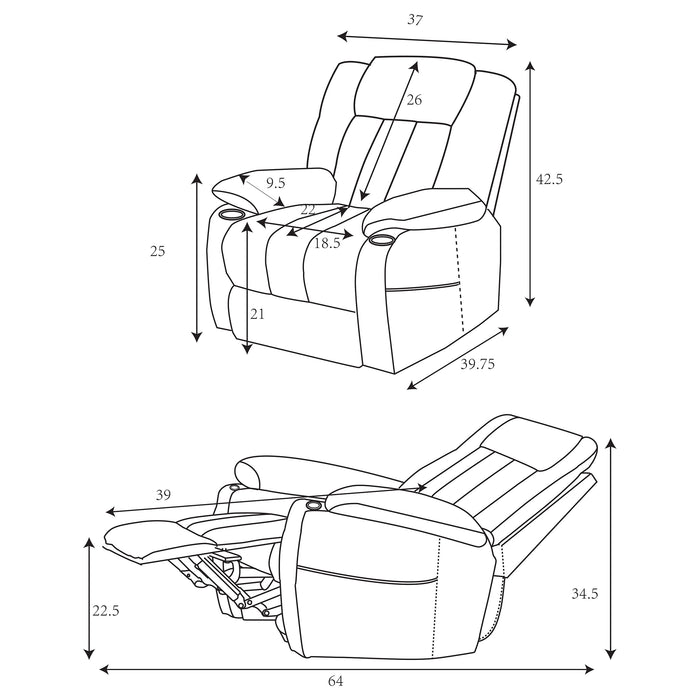 Houston Power Recliner