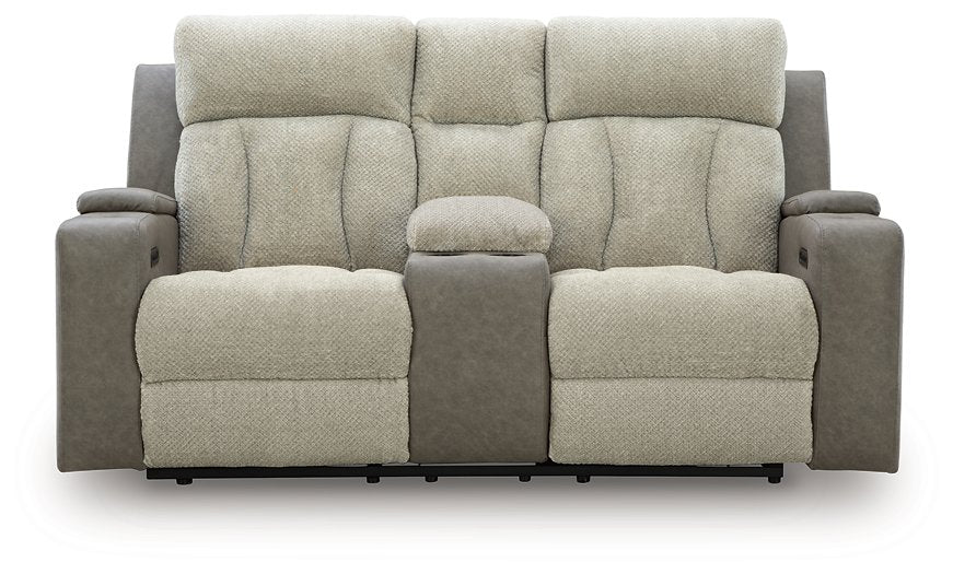 WhipLash Power Reclining Loveseat with Console