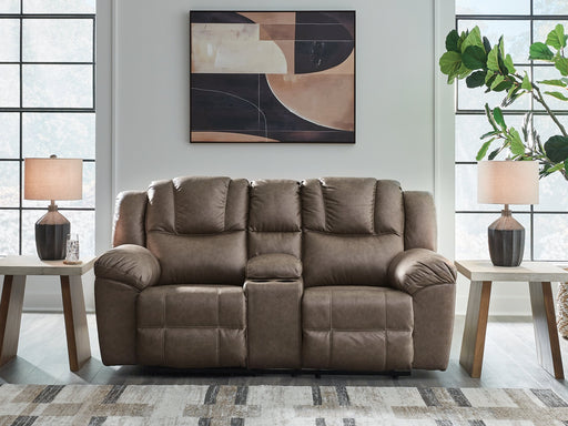 Lowilla Reclining Loveseat with Console - Furniture Citi (Multi Location - MI)