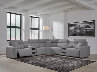 Modmax II Power Reclining Sectional with Audio Consoles - Furniture Citi (Multi Location - MI)
