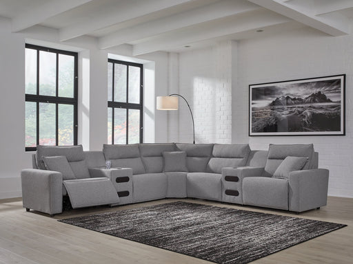 Modmax II Power Reclining Sectional with Audio Consoles - Furniture Citi (Multi Location - MI)
