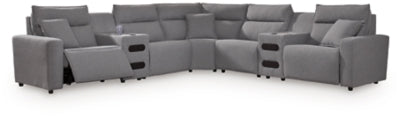Modmax II Power Reclining Sectional with Audio Consoles - Furniture Citi (Multi Location - MI)