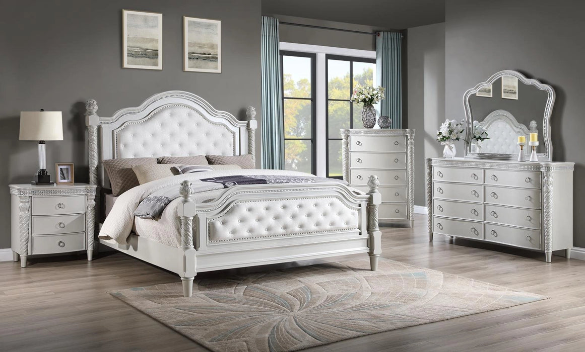 King Bed Frame - Dresser - Mirror - Chest - Nightstand