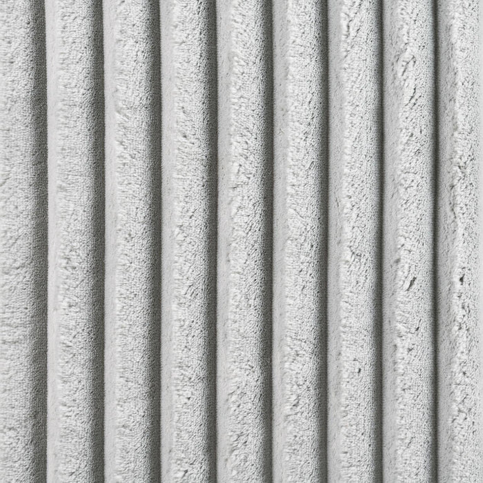 Gray Corduroy Motion Loveseat