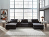 Modmax II Double Chaise Sectional with Audio Consoles - Furniture Citi (Multi Location - MI)