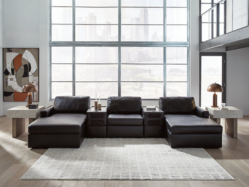Modmax II Double Chaise Sectional with Audio Consoles - Furniture Citi (Multi Location - MI)