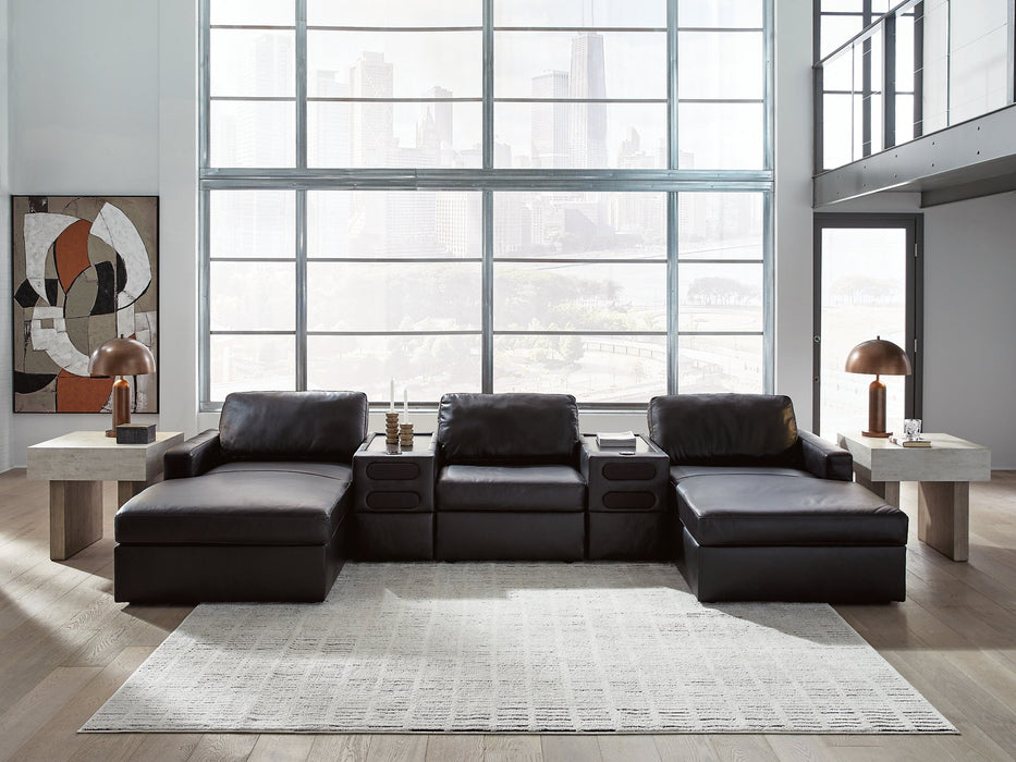 Modmax II Double Chaise Sectional with Audio Consoles - Furniture Citi (Multi Location - MI)