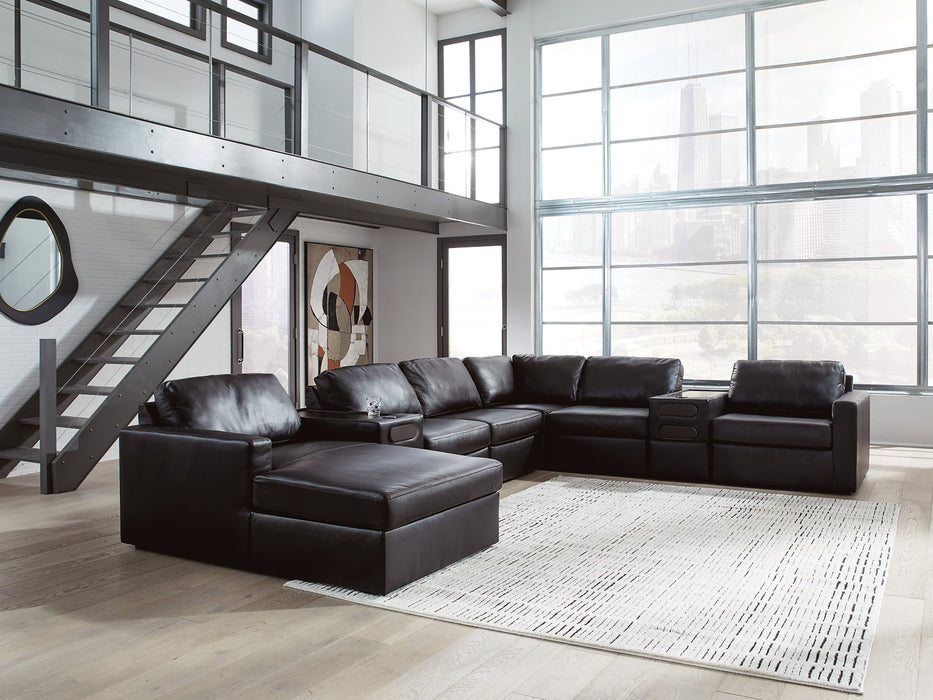 Modmax II Sectional with Chaise and Audio Consoles - Furniture Citi (Multi Location - MI)
