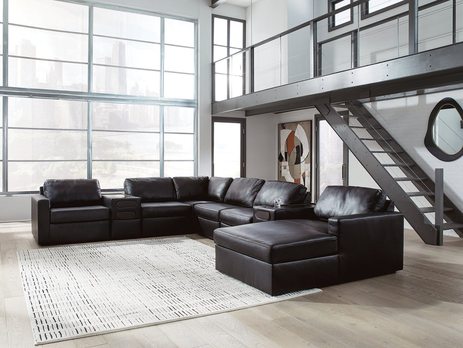 Modmax II Sectional with Chaise and Audio Consoles - Furniture Citi (Multi Location - MI)