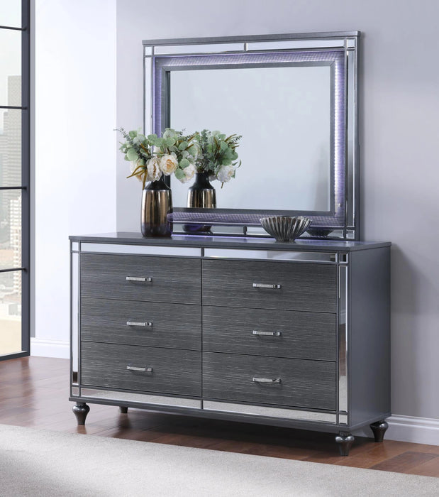 B223 Charcoal Gloss Dresser