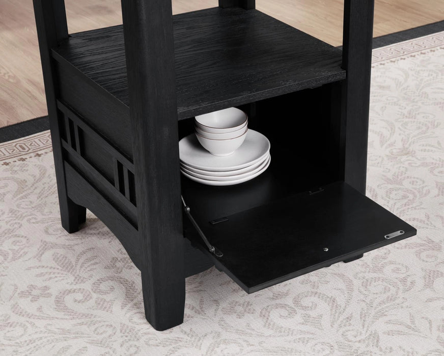 Black Counter Height Chairs (2/Box) Priced As Each