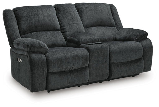 Draycoll Power Reclining Loveseat with Console - Furniture Citi (Multi Location - MI)