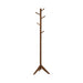 Devlin Coat Rack with 6 Hooks Walnut image