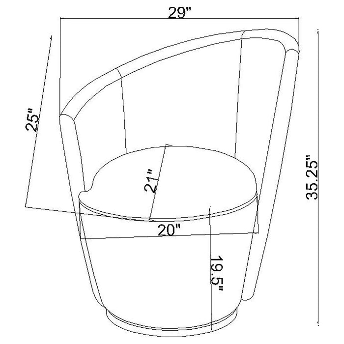 Nueva Swivel Accent Chair