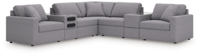 Modmax Balanced Sectional with Audio and Storage Consoles - Furniture Citi (Multi Location - MI)