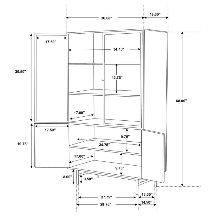 Santiago Accent Cabinet