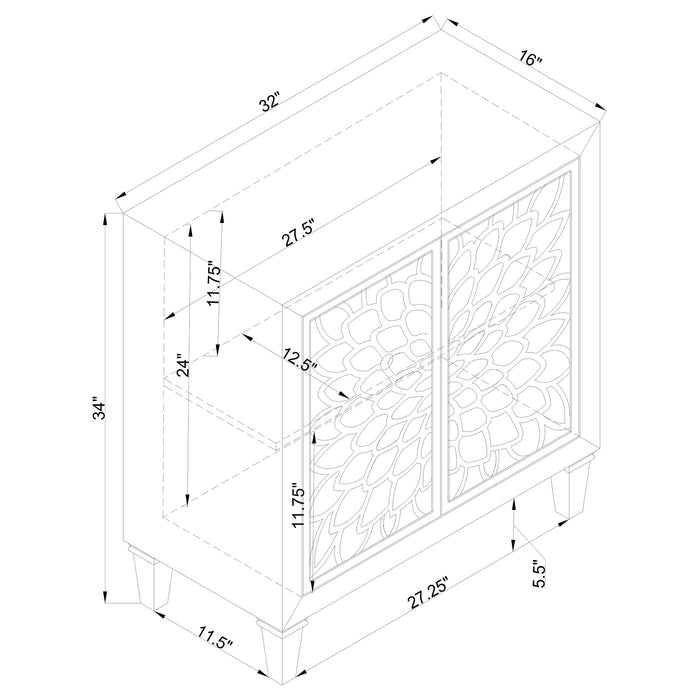 Clarkia Accent Cabinet