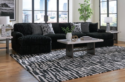 Midnight-Madness Sectional with Chaise - Furniture Citi (Multi Location - MI)